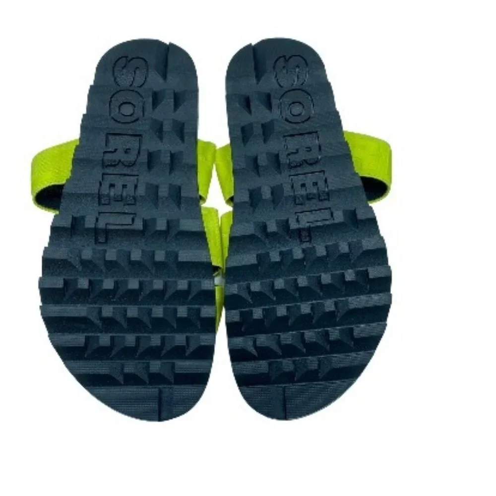 Sorel Lime Green ROAMING Branded FlatForm / Platform Sandals 8.5 - Picture 12 of 12